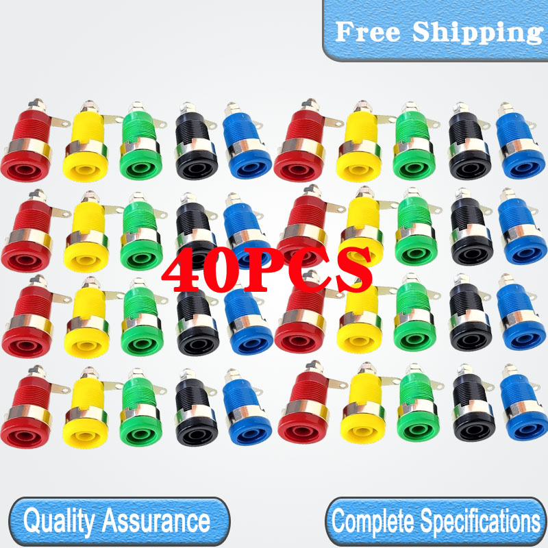 Diy Electronics Com - 40PCS 4mm 32A Banana Socket Terminal