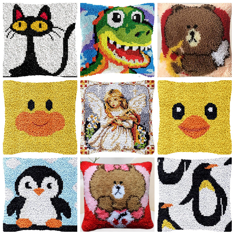 Diy Electronics Watch - Cartoon Embroidery Latch Hook DIY Hand