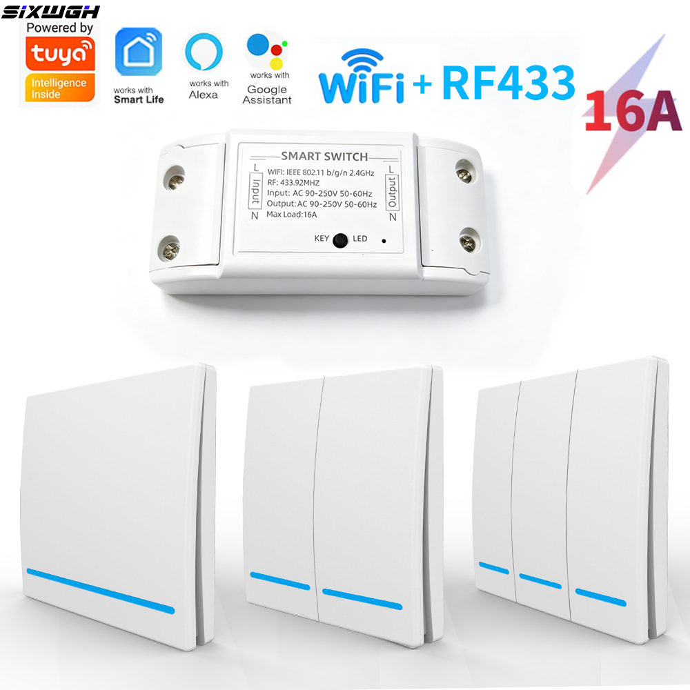 Rf 433Mhz Module - 16A Tuya Wifi Smart Switch RF433MHZ