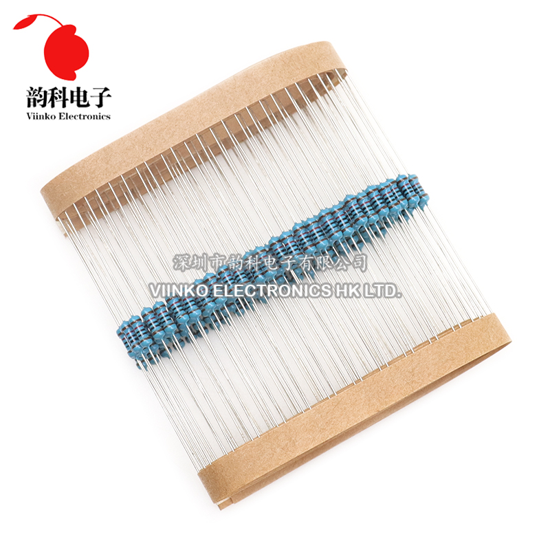 Resistor Kit 1 4W - 100pcs 1/4W 0R-22M 1% Metal Film