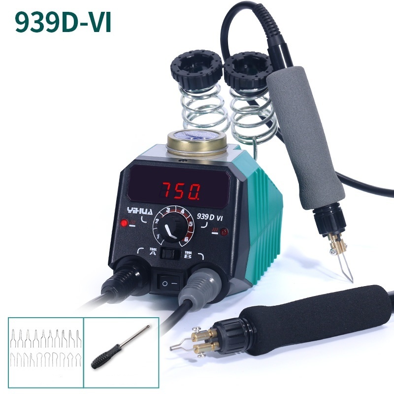 Diy Soldering Station No Electronics - Dual Pen Soldering Station 250-750°C Precise