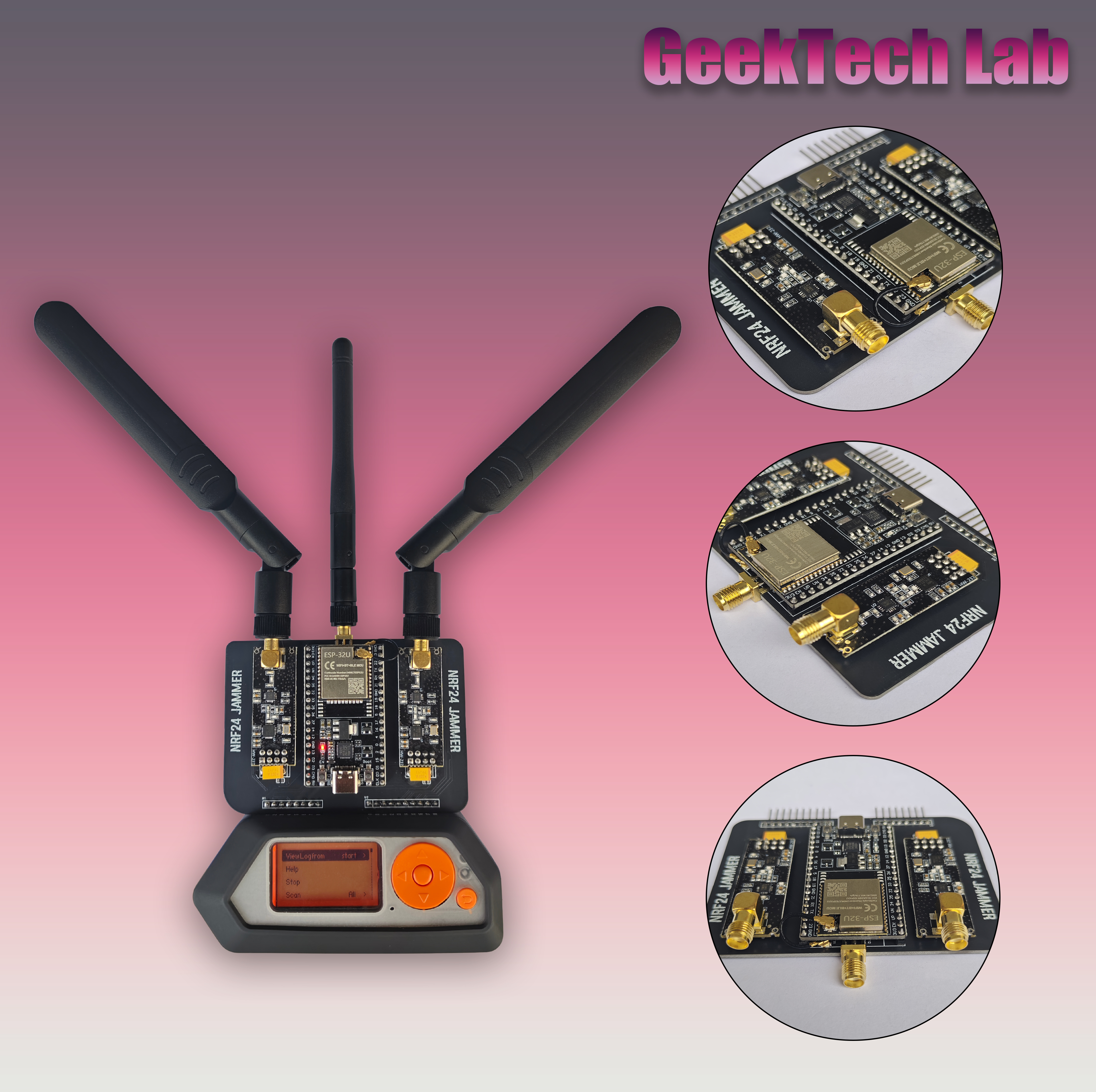 Nrf24L01 Module Wireless - New ESP32 + NRF24L01 PA LNA