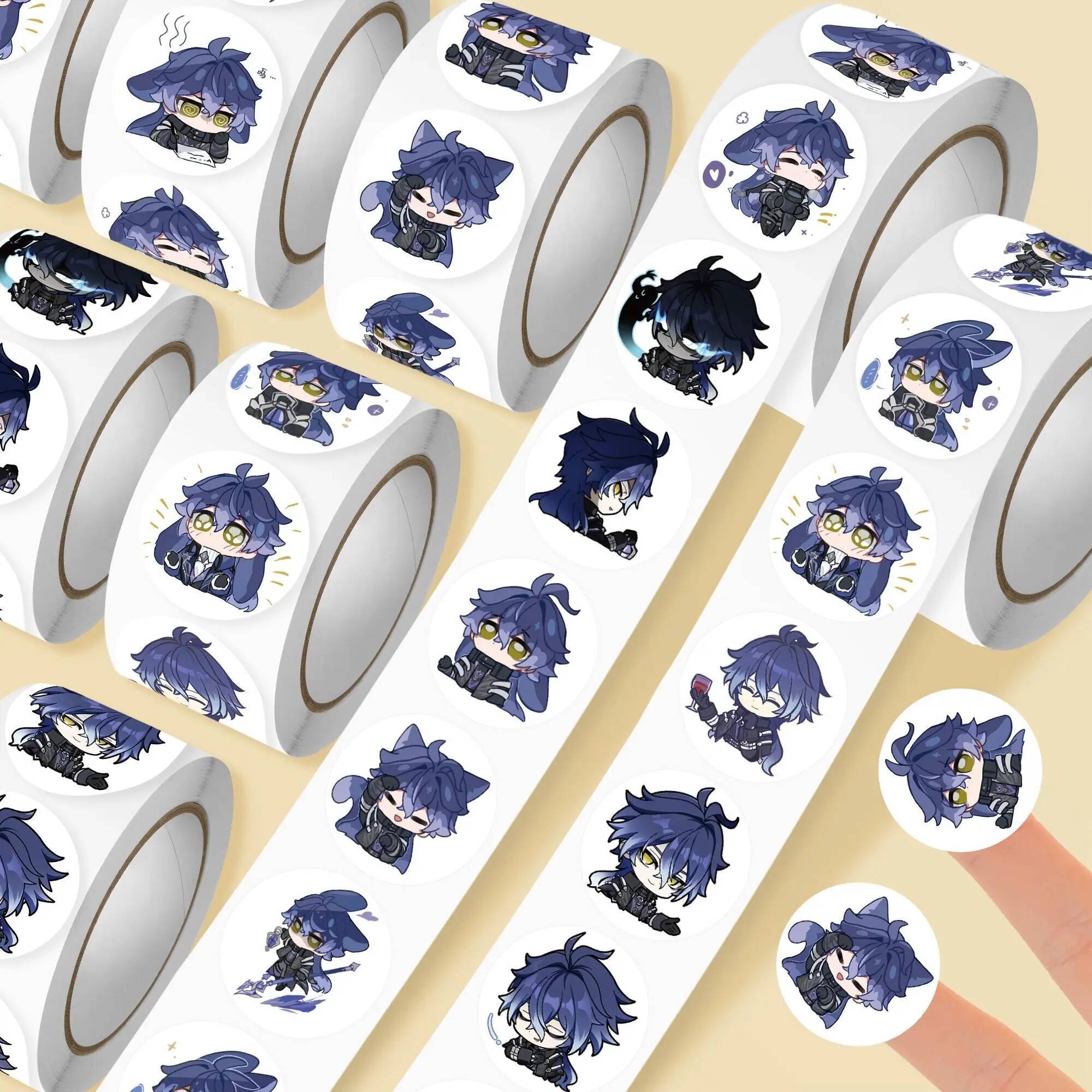 Diy Q - 500Pcs/Pack Anime Genshin Impact Kyryll Chudomirovich