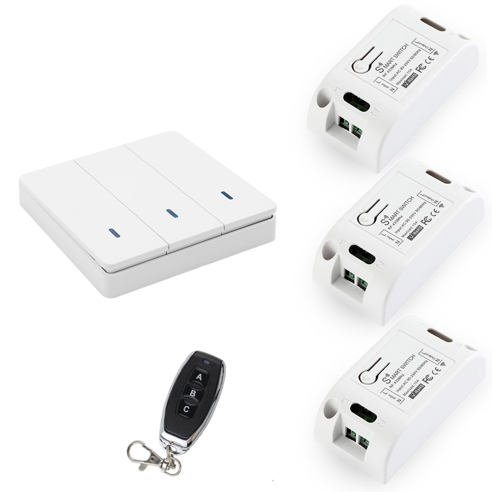 Wireless Smart Light Switch RF - Rf 433Mhz Module บทวิจารณ์และราคา