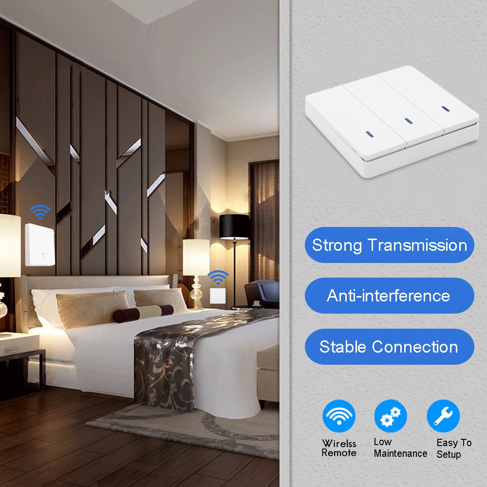 Wireless Smart Light Switch RF - Rf 433Mhz Module บทวิจารณ์และราคา