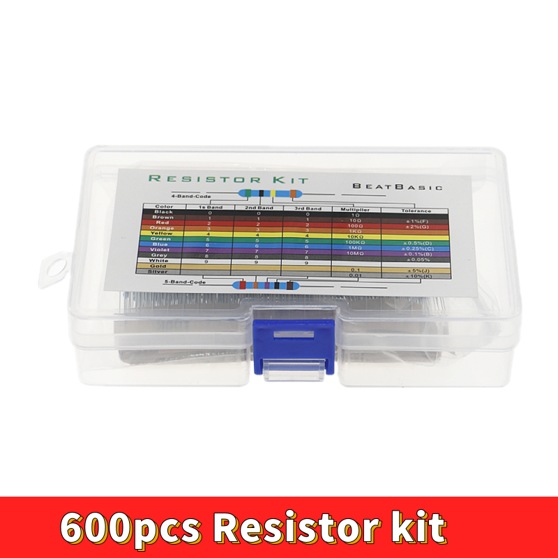 600pcs/lot 30Values* 20pcs 1%  - Resistor Kit 1 4W บทวิจารณ์และราคา