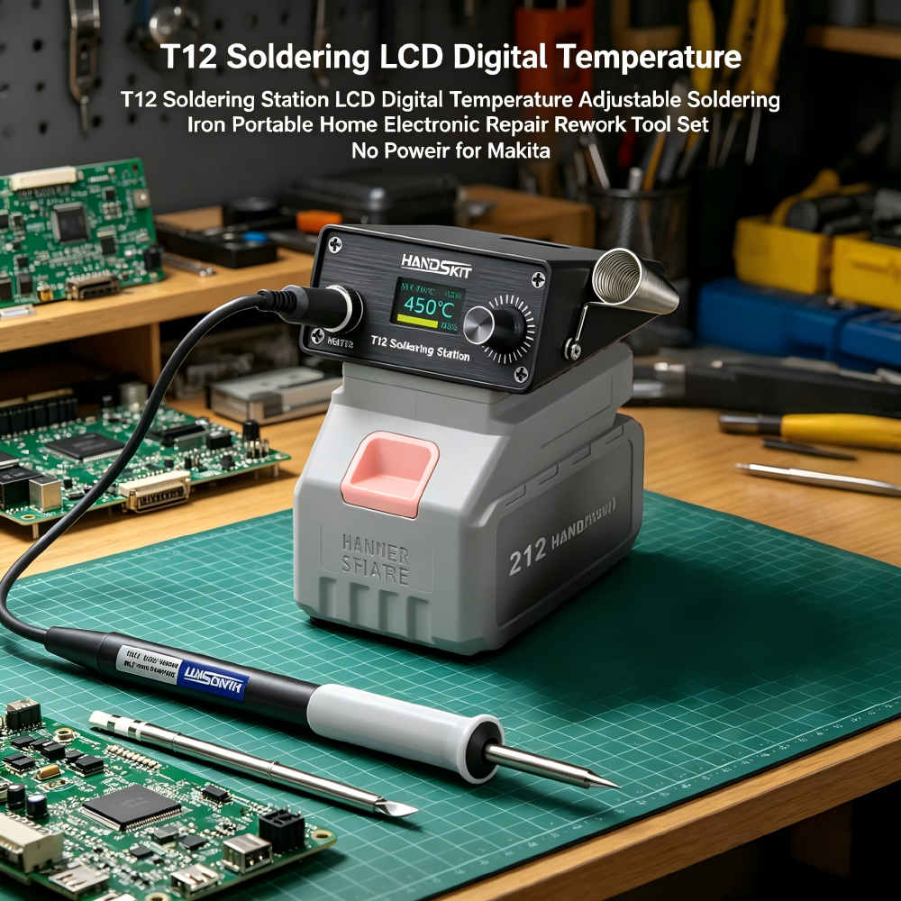 T12 Cordless Portable Solderin - Diy Soldering Station No Electronics บทวิจารณ์และราคา
