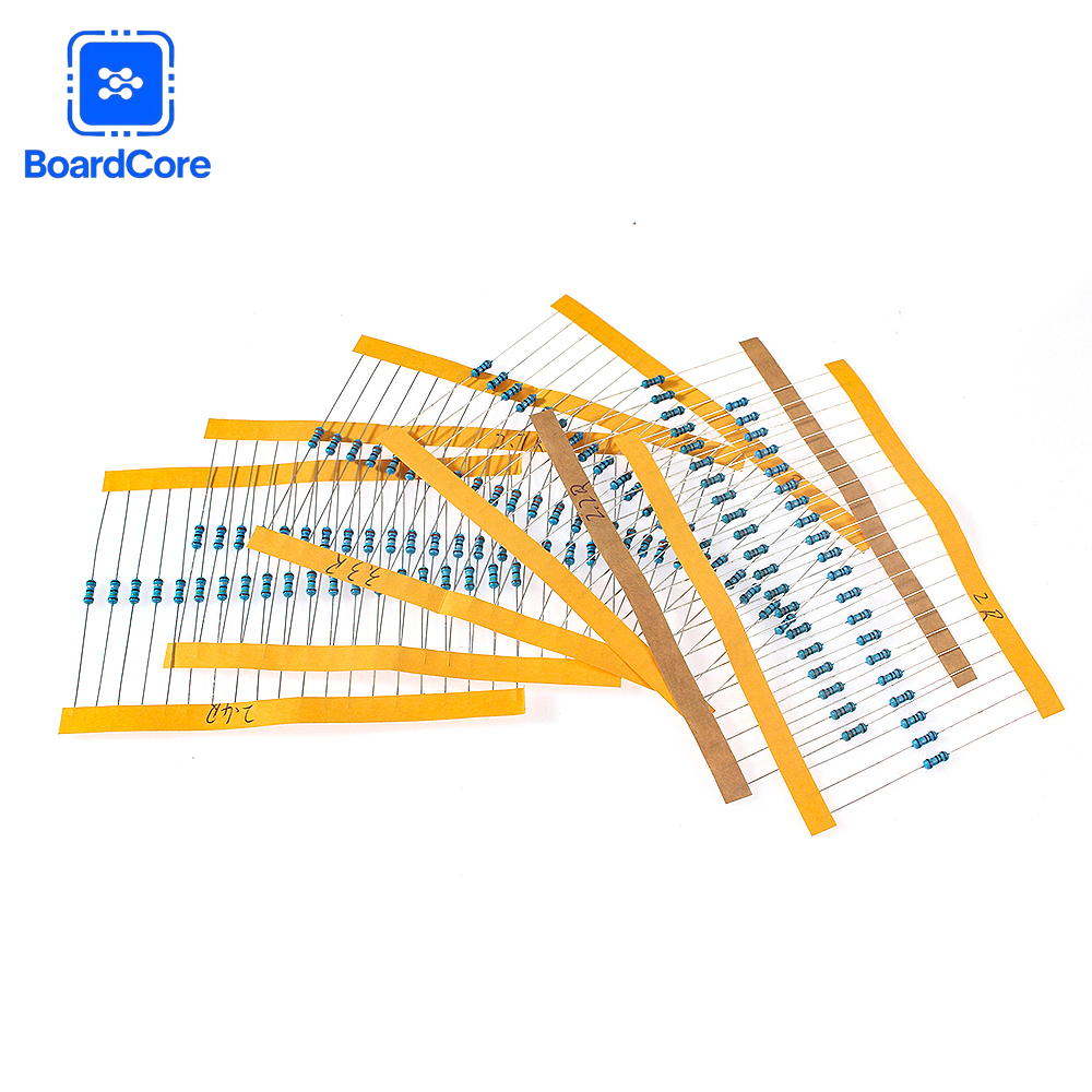 100/120PCS 1/4W 1% Metal Film  - Resistor Kit 1 4W บทวิจารณ์และราคา