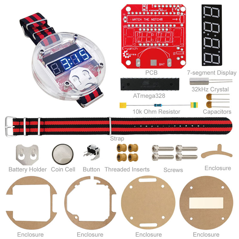 Single Chip LED Kit Clock DIY  - Diy Electronics Learning Kit บทวิจารณ์และราคา