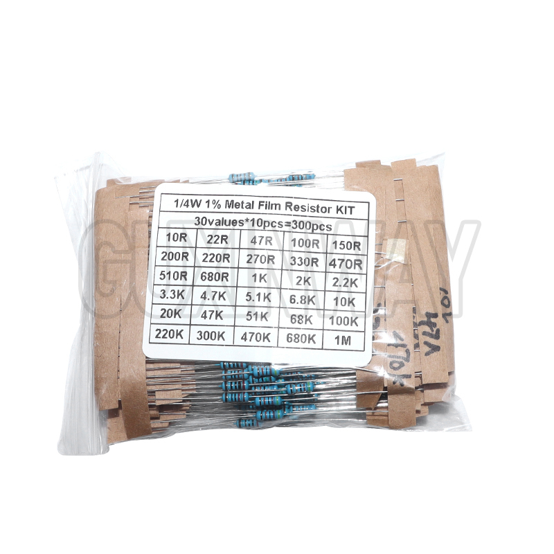 1/4W 1% Metal Film Resistor KI - Resistor Kit 1 4W บทวิจารณ์และราคา