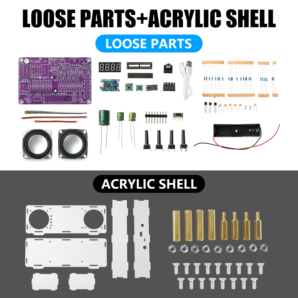 DIY FM Radio Electronic Kit 87 - Diy Electronics Learning Kit บทวิจารณ์และราคา