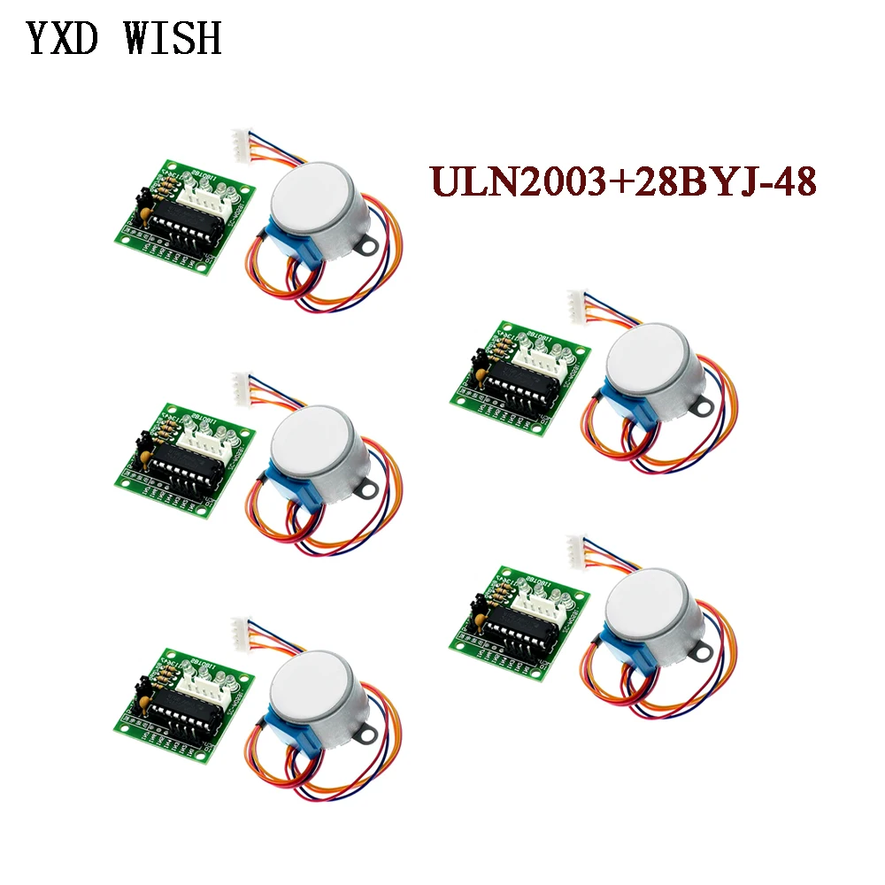 5pcs ULN2003 28BYJ-48 5V 12V R - Stepper Motor 28Byj บทวิจารณ์และราคา