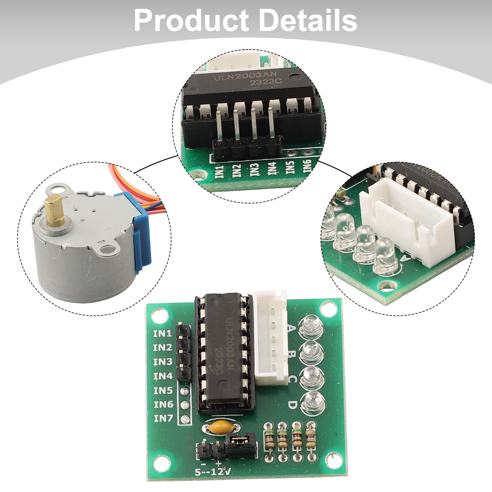 5V 4-Phase Stepper Motor 28BYJ - Stepper Motor 28Byj บทวิจารณ์และราคา