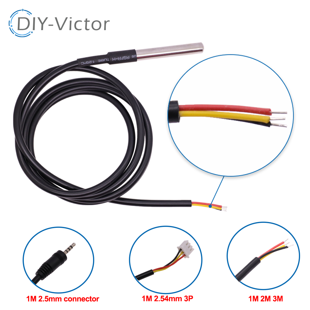 DS18B20 Stainless Steel Packag - Ds18B20 Temperature Sensor บทวิจารณ์และราคา