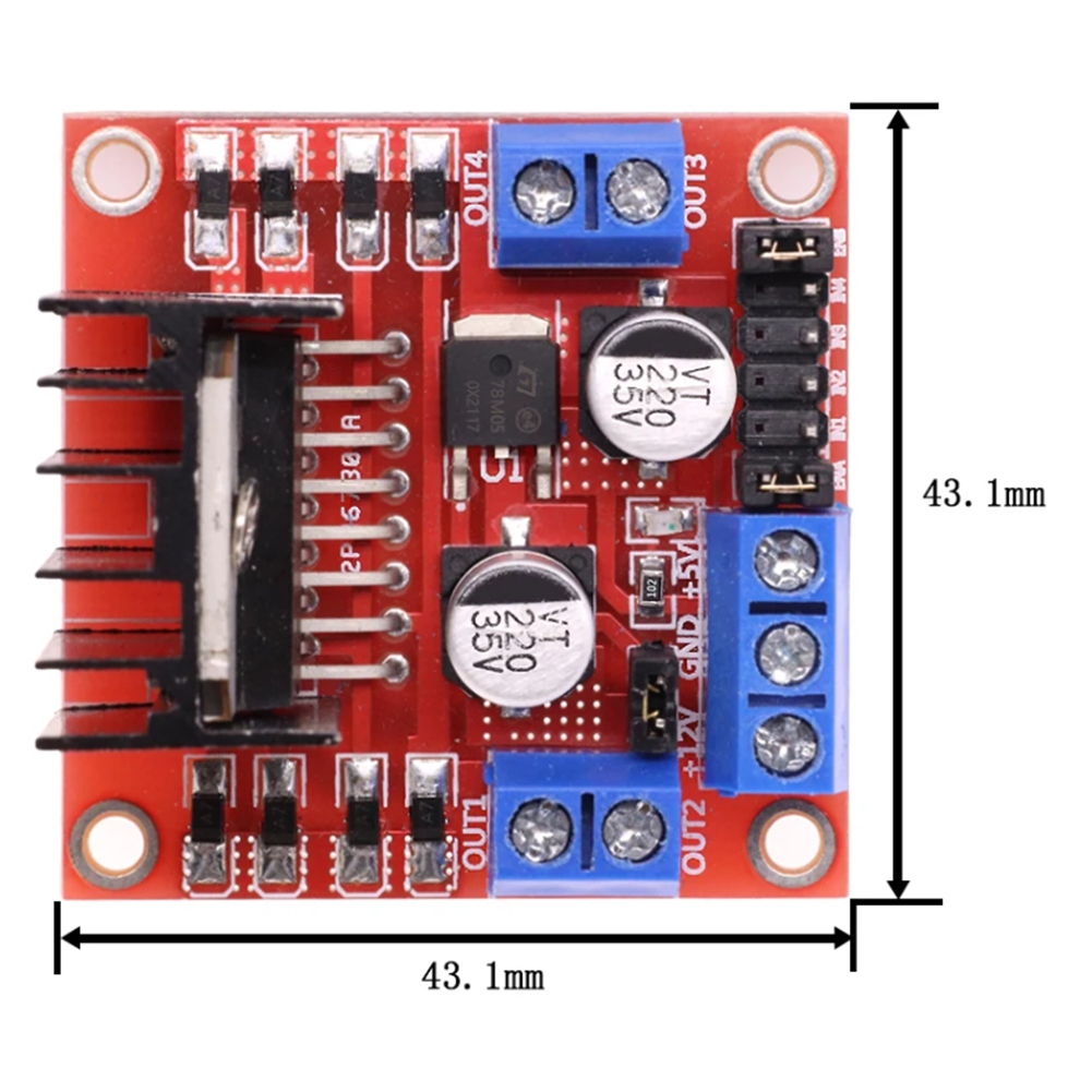 N35R_L298N Module Dual H-Bridg - L298N Motor Driver บทวิจารณ์และราคา