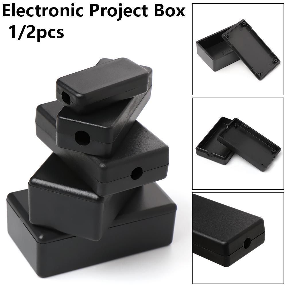 Durable 1/2 Pcs Black ABS Plas - Diy Waterproof Electronics บทวิจารณ์และราคา