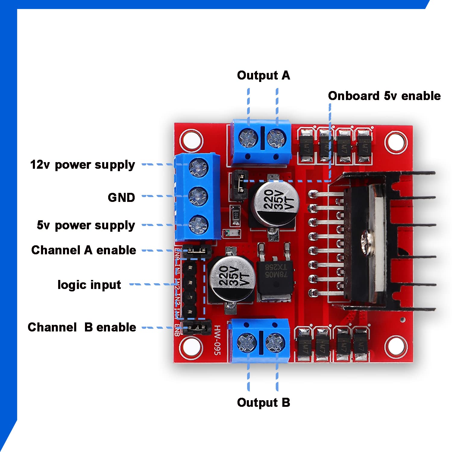 L298N Motor Drive Controller B - L298N Motor Driver บทวิจารณ์และราคา