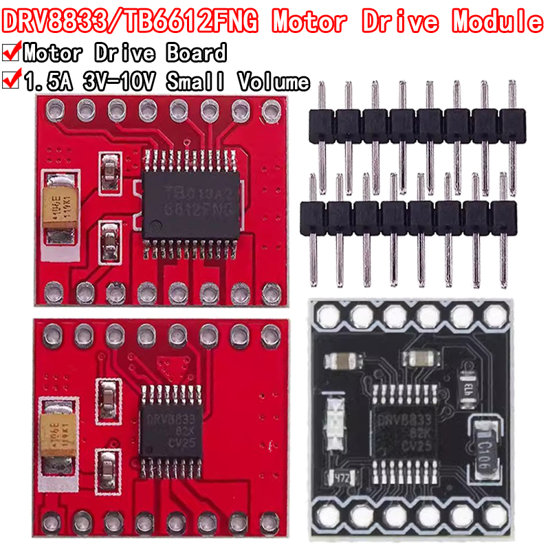 TB6612 DRV8833 Dual Motor Driv - L298N Motor Driver บทวิจารณ์และราคา