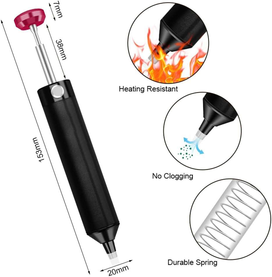 Solder Sucker Tool No Clog, So - Desoldering Pump Solder บทวิจารณ์และราคา