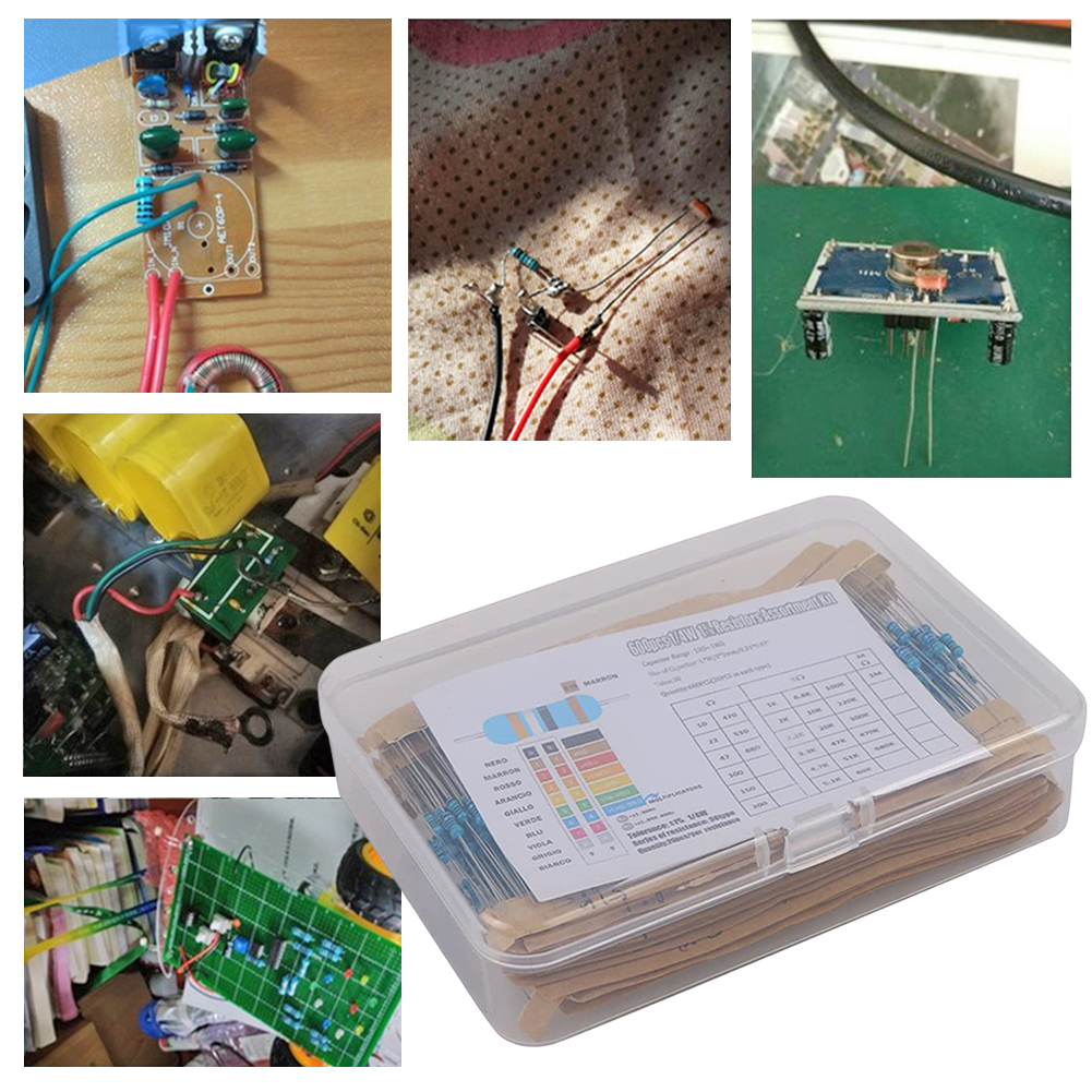 300/600pcs Metal Film Resistor - Resistor Kit 1 4W บทวิจารณ์และราคา
