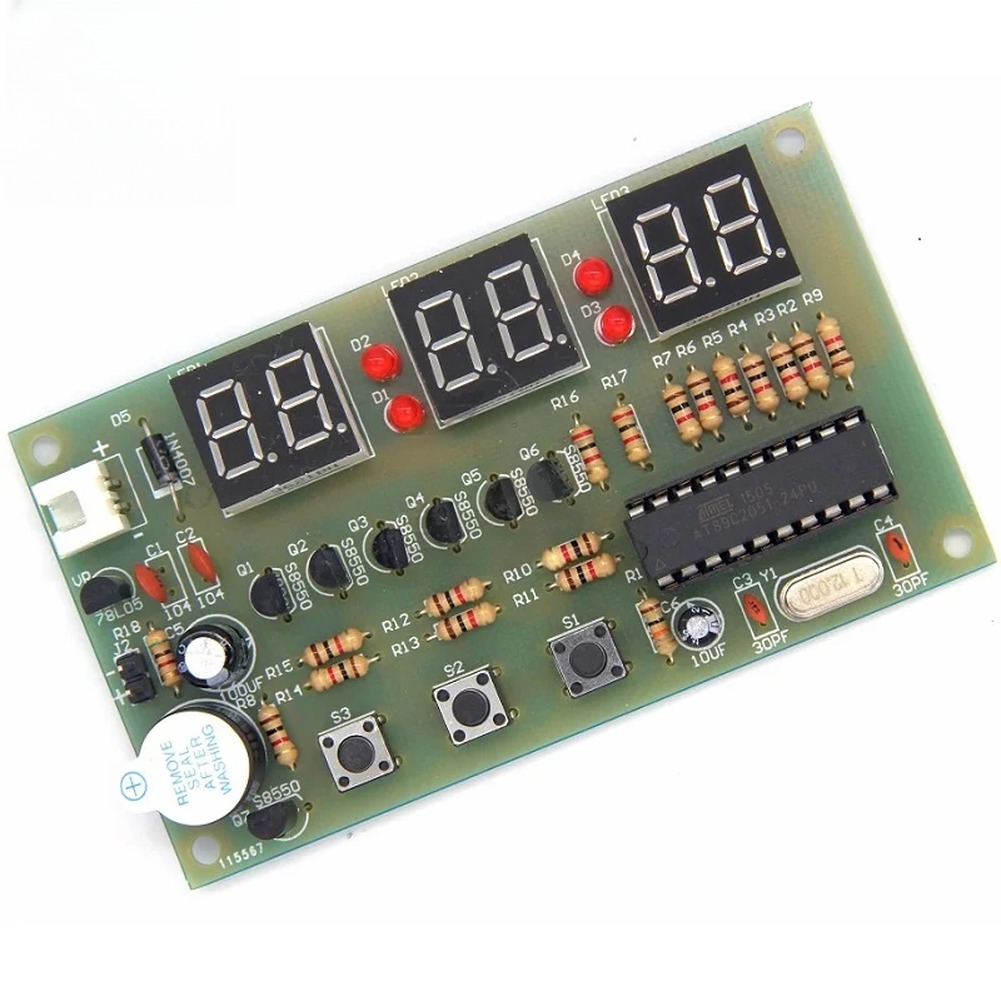 12V Digital Clock DIY Kit Alar - Useful Diy Electronics บทวิจารณ์และราคา