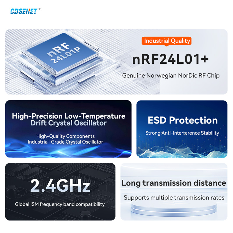 2pcs nRF24L01+ PA LNA 2.4GHz W - Nrf24L01 Module Wireless บทวิจารณ์และราคา