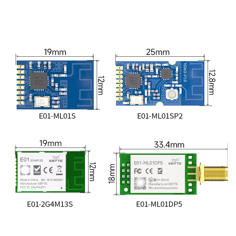 2pcs nRF24L01+ PA LNA 2.4GHz W - Nrf24L01 Module Wireless บทวิจารณ์และราคา