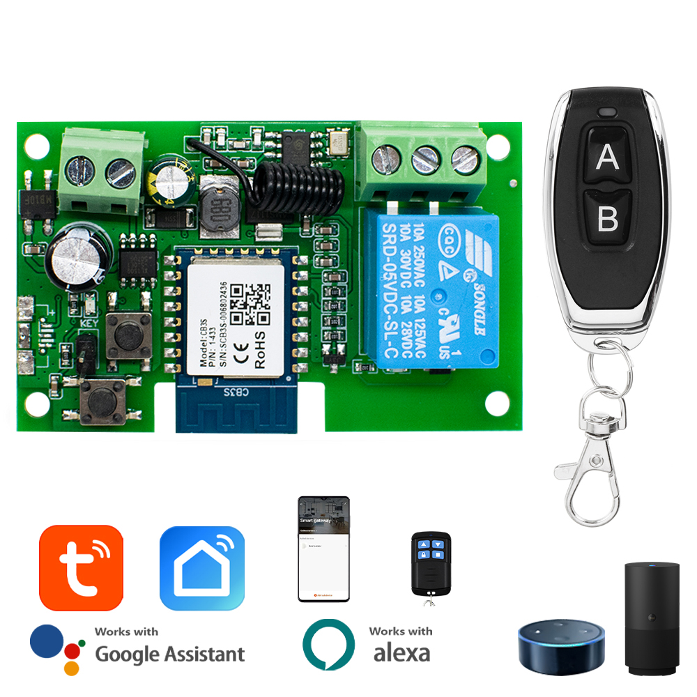 WiFi Smart Switch Garage Door  - Rf 433Mhz Module บทวิจารณ์และราคา