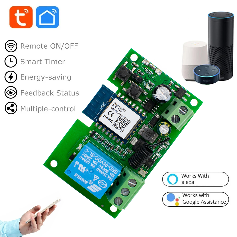 WiFi Smart Switch Garage Door  - Rf 433Mhz Module บทวิจารณ์และราคา