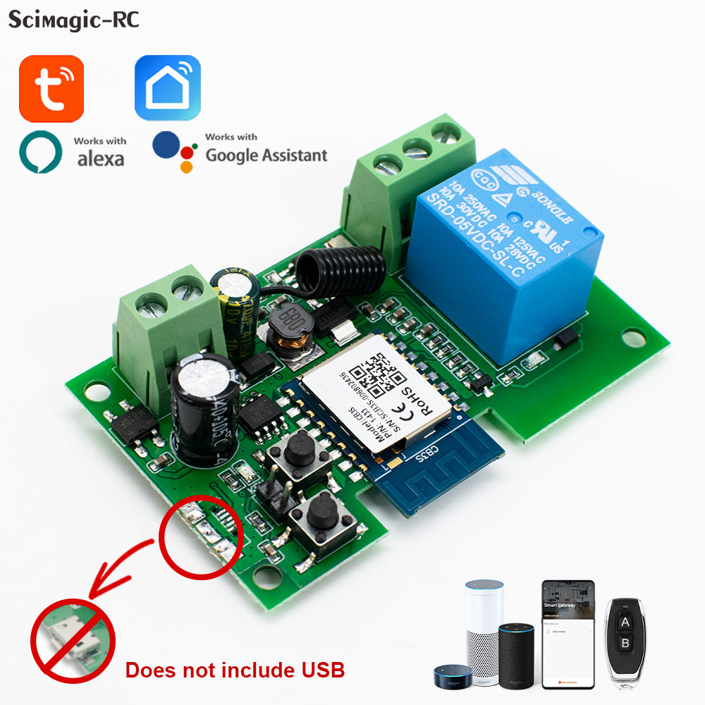 WiFi Smart Switch Garage Door  - Rf 433Mhz Module บทวิจารณ์และราคา
