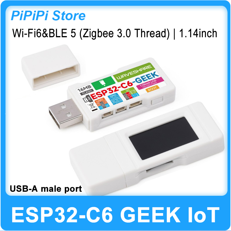 ESP32-C6 GEEK Development Boar - Diy In Electronics บทวิจารณ์และราคา