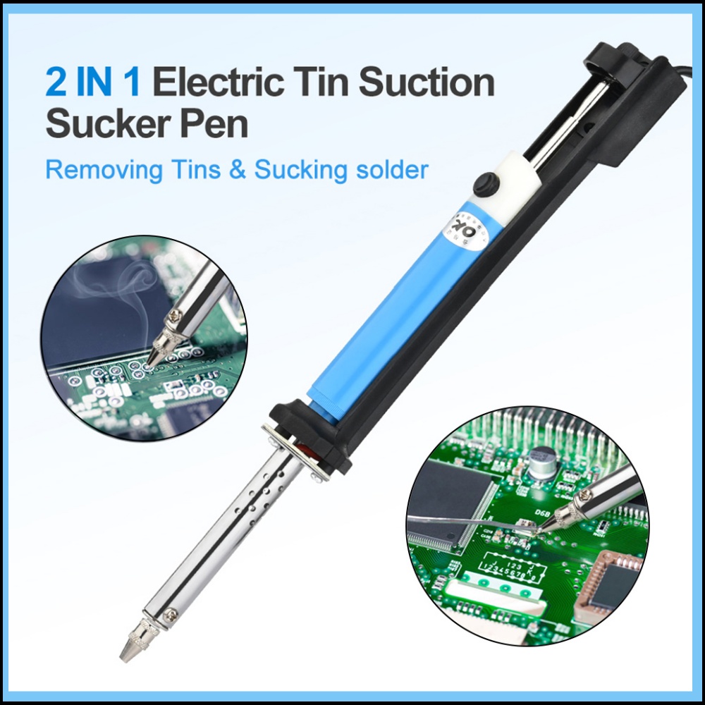 2 In1 Electric Tin Suction Suc - Desoldering Pump Solder บทวิจารณ์และราคา