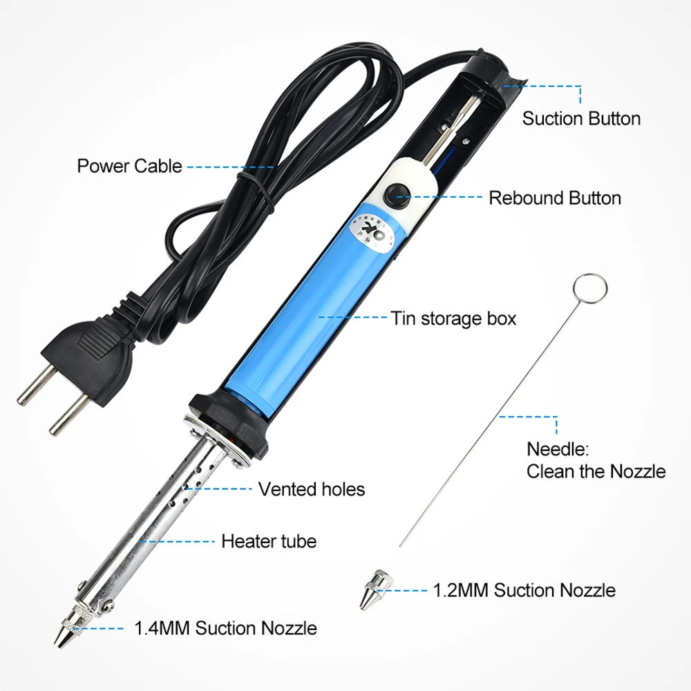2 In1 Electric Tin Suction Suc - Desoldering Pump Solder บทวิจารณ์และราคา