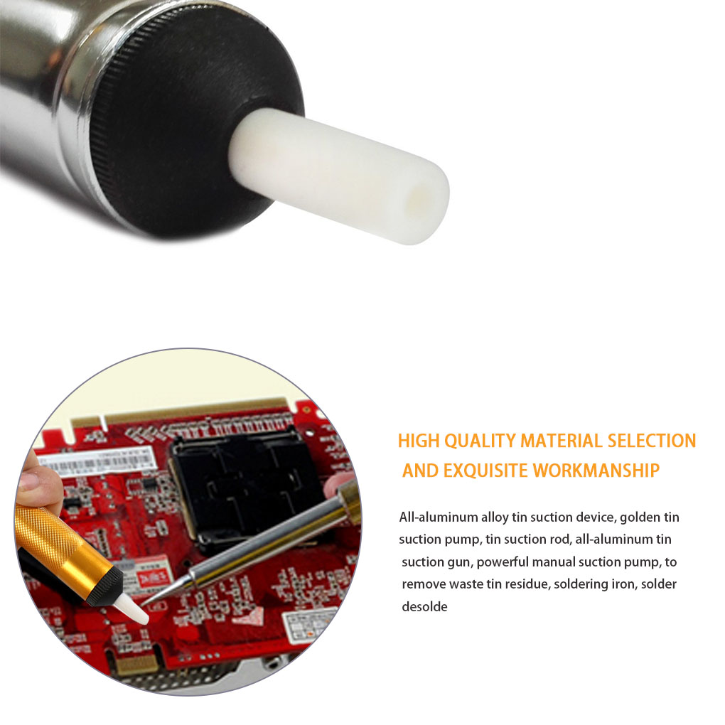 Aluminum Metal Desoldering Pum - Desoldering Pump Solder บทวิจารณ์และราคา