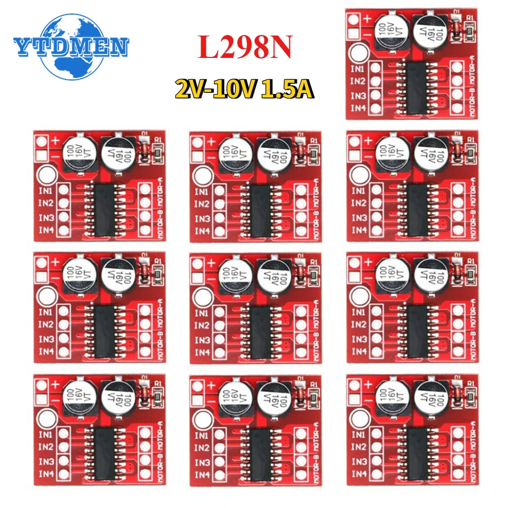 1/5/10pcs MX1508 DC Motor Driv - L298N Motor Driver บทวิจารณ์และราคา