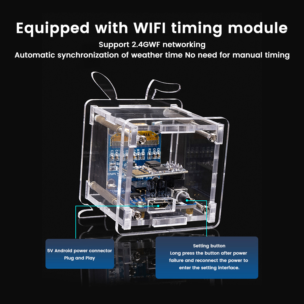 ESP8266 DIY Digital Clock Kit  - Diy Soldering Station No Electronics บทวิจารณ์และราคา