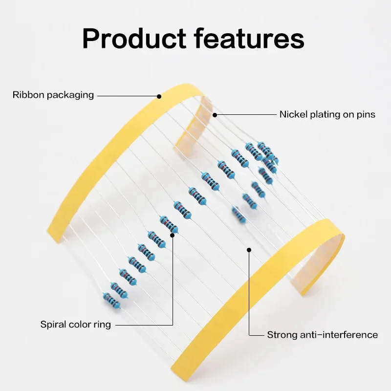 300/600pcs 1% Resistor Set Res - Resistor Kit 1 4W บทวิจารณ์และราคา
