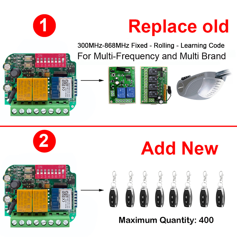 Universal Tuya WiFi Switch Gar - Rf 433Mhz Module บทวิจารณ์และราคา