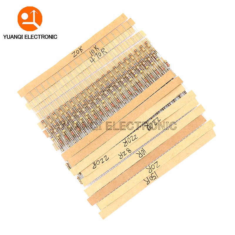 860pcs 1/4W Carbon Film Resist - Resistor Kit 1 4W บทวิจารณ์และราคา