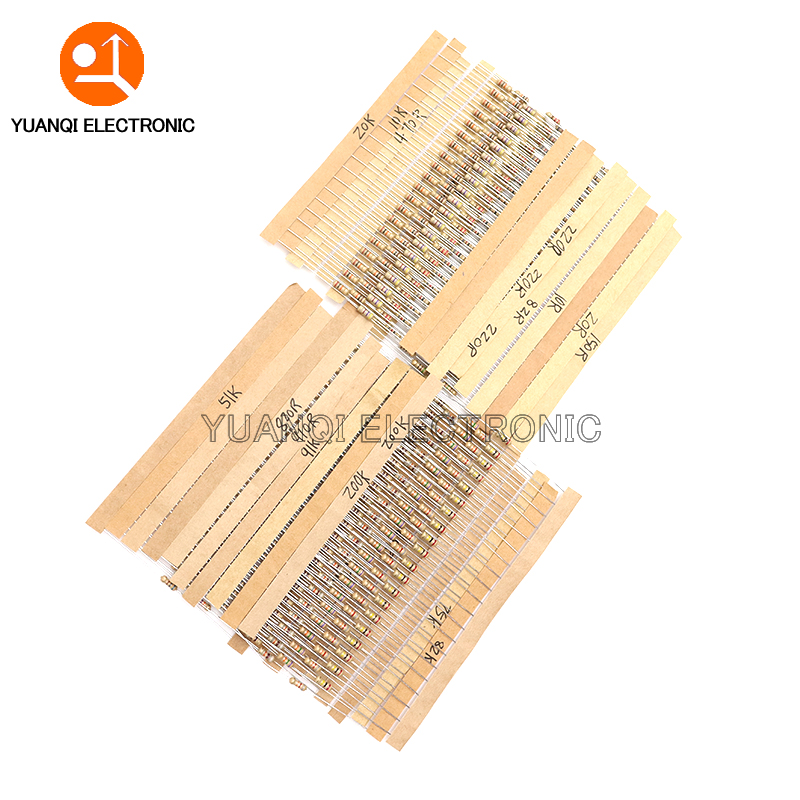 860pcs 1/4W Carbon Film Resist - Resistor Kit 1 4W บทวิจารณ์และราคา