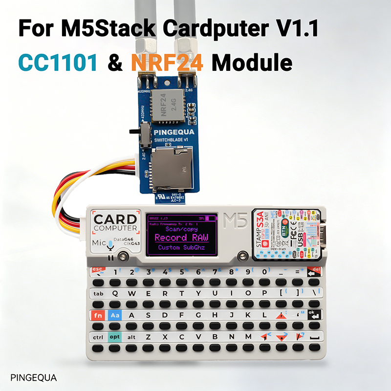 M5stack CardPuter CC1101 NRF24 - Rf 433Mhz Module บทวิจารณ์และราคา