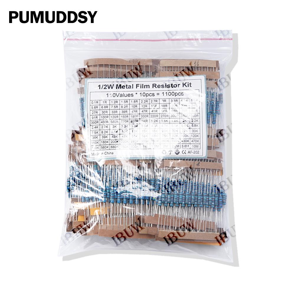 1/4W 1/2W 1W 2W 3W Resistance  - Resistor Kit 1 4W บทวิจารณ์และราคา