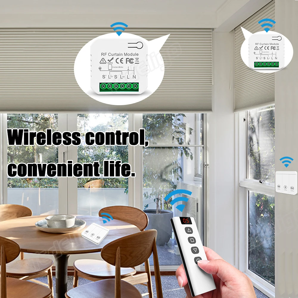433 MHz RF Curtain Switch Modu - Rf 433Mhz Module บทวิจารณ์และราคา