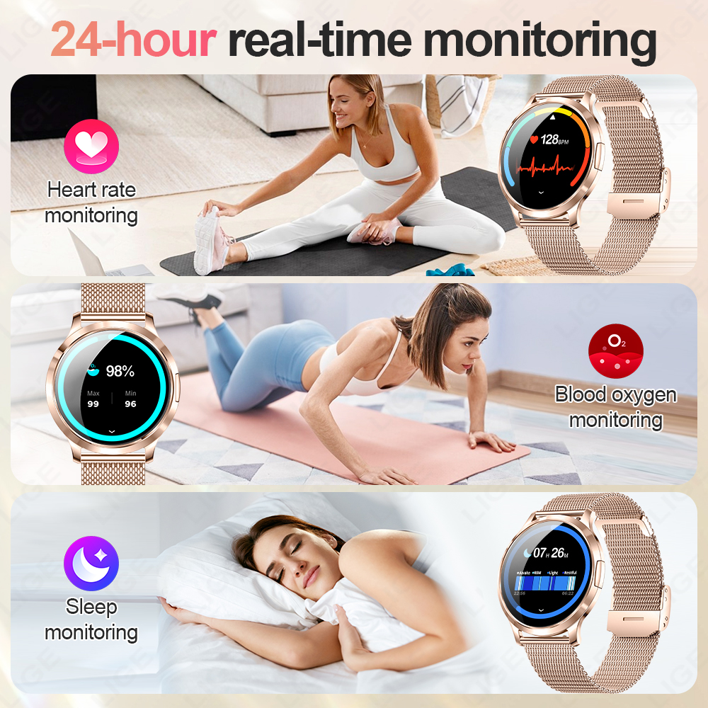 LIGE 2026 New Smart Watch Wome - Diy Waterproof Electronics บทวิจารณ์และราคา