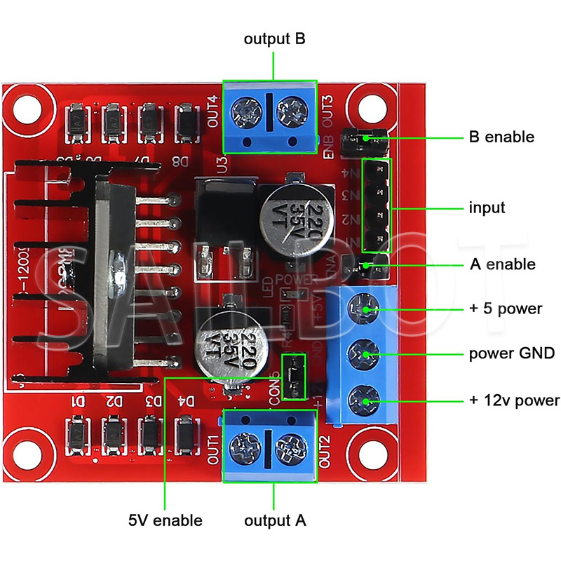 1/5/10PCS L298N DC Motor Drive - L298N Motor Driver บทวิจารณ์และราคา
