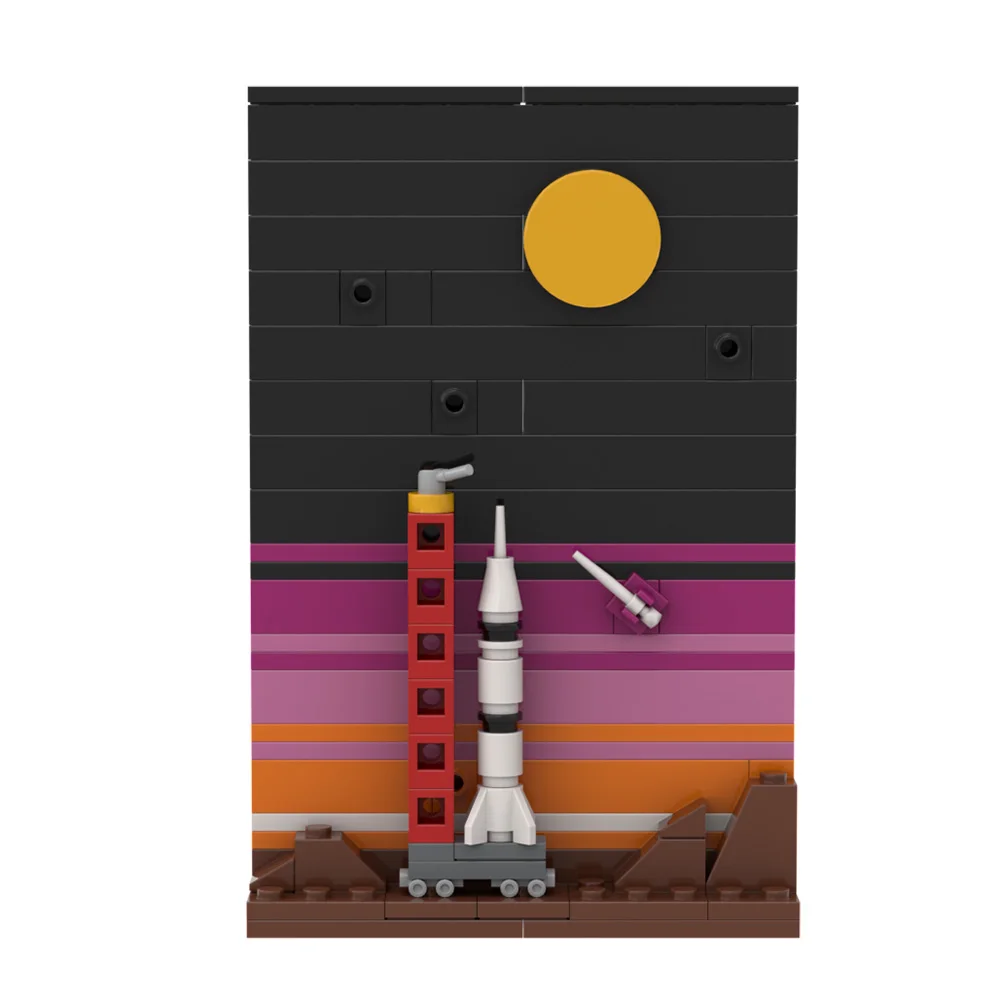 MOC Space Story Postcard Model - Diy Electronics Art บทวิจารณ์และราคา