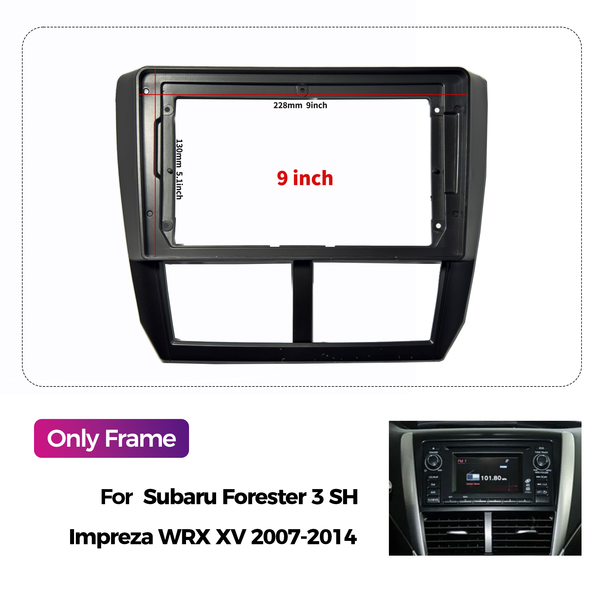 Car Android Radio Frame For Su - Diy Electronics Radio บทวิจารณ์และราคา