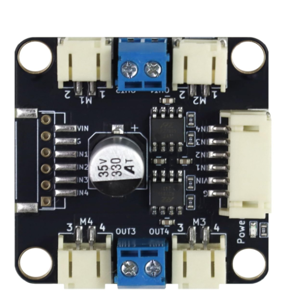 4 TT Motor and Driver Kit 4 DC - L298N Motor Driver บทวิจารณ์และราคา