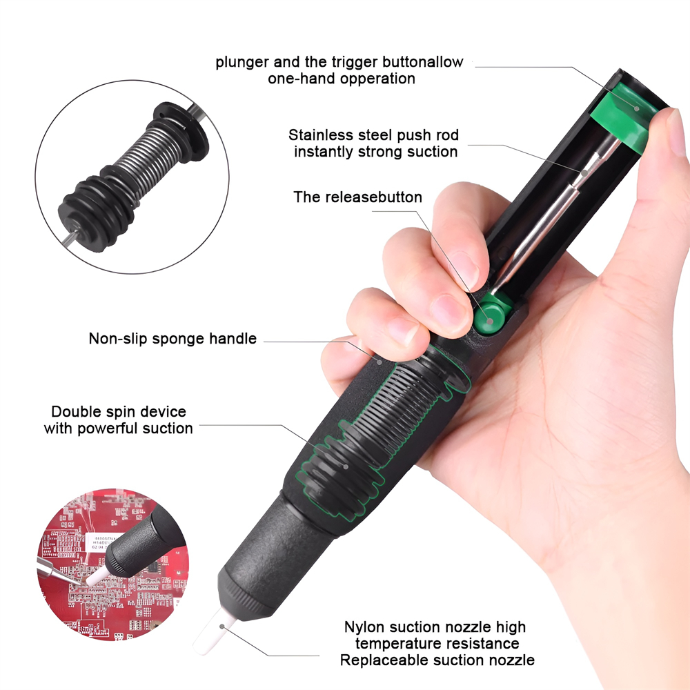 Metal Desoldering Pump Suction - Desoldering Pump Solder บทวิจารณ์และราคา
