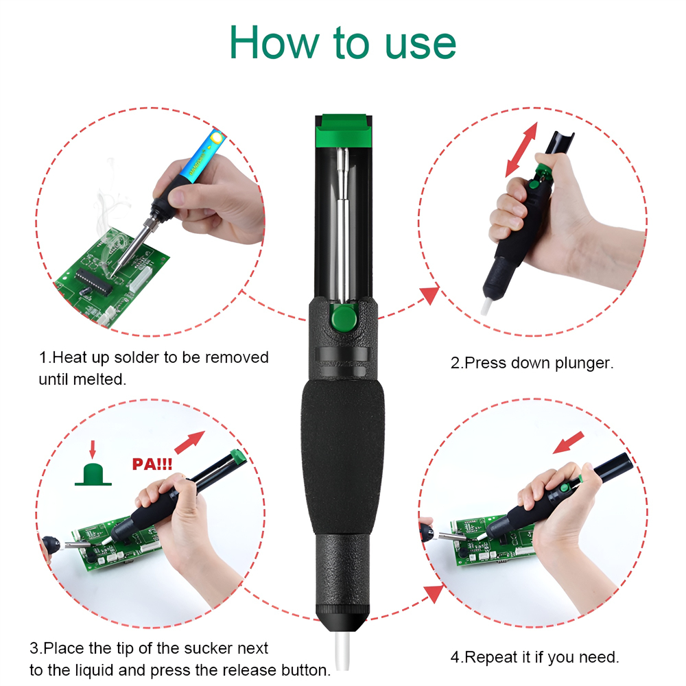 Metal Desoldering Pump Suction - Desoldering Pump Solder บทวิจารณ์และราคา